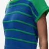 Sleeveless Sweater in Cotton and Wool