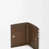Slim Compact Wallet in Deerskin