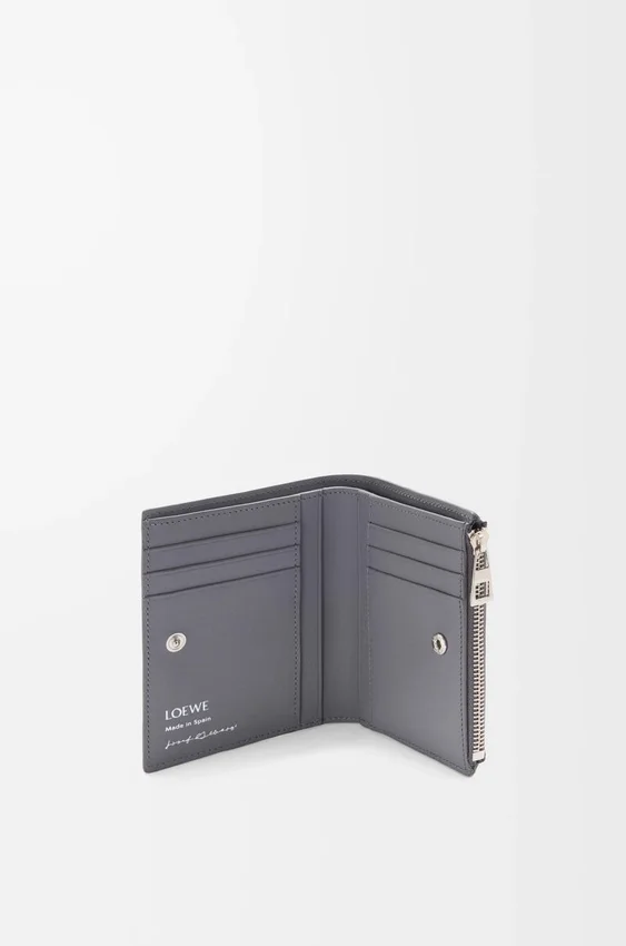 Slim Compact Wallet in Nappa Calfskin Slim Compact Wallet in Nappa Calfskin