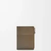 Slim Compact Wallet in Shiny Calfskin Slim Compact Wallet in Shiny Calfskin