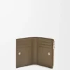 Slim Compact Wallet in Shiny Calfskin Slim Compact Wallet in Shiny Calfskin