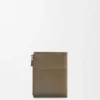 Slim Compact Wallet in Shiny Calfskin Slim Compact Wallet in Shiny Calfskin