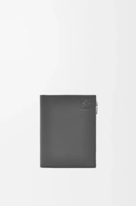 Slim Compact Wallet in Soft Grained Calfskin Slim Compact Wallet in Soft Grained Calfskin