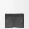 Slim Compact Wallet in Soft Grained Calfskin