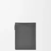 Slim Compact Wallet in Soft Grained Calfskin