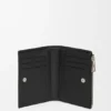 Slim Compact Wallet in Textured Classic Calfskin Slim Compact Wallet in Textured Classic Calfskin