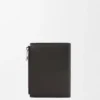 Slim Compact Wallet in Textured Classic Calfskin Slim Compact Wallet in Textured Classic Calfskin