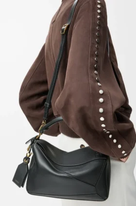 Small Featherlight Puzzle Bag in Nappa Lambskin