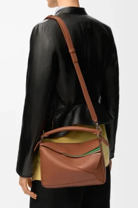 Small Layered Puzzle Bag in Classic Calfskin