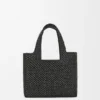 Small Loewe Font Tote in Raffia Small Loewe Font Tote in Raffia
