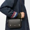 Small Pebble Messenger Bag in Supple Grained Calfskin Small Pebble Messenger Bag in Supple Grained Calfskin