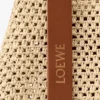 Small Punch Hole Hobo in Raffia and Calfskin Small Punch Hole Hobo in Raffia and Calfskin