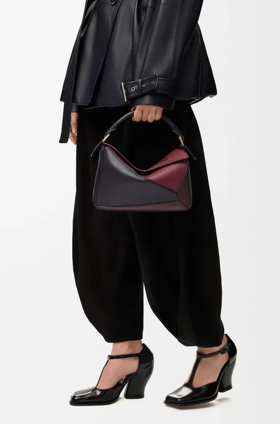 Small Puzzle Bag in Nappa Calfskin Small Puzzle Bag in Nappa Calfskin