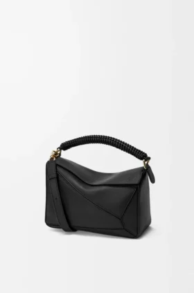 Small Puzzle Bag in Smooth Calfskin and Nappa Lambskin