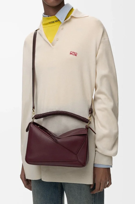 Small Puzzle Bag in Smooth Calfskin and Nappa Lambskin Small Puzzle Bag in Smooth Calfskin and Nappa Lambskin