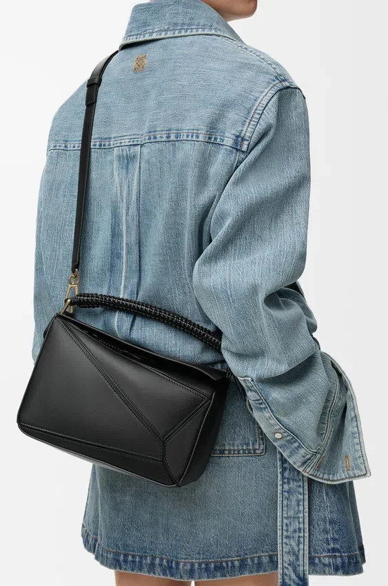 Small Puzzle Bag in Smooth Calfskin and Nappa Lambskin Small Puzzle Bag in Smooth Calfskin and Nappa Lambskin
