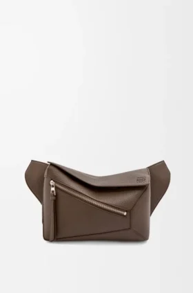 Small Puzzle Bumbag in Grained Calfskin Small Puzzle Bumbag in Grained Calfskin