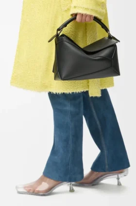 Small Puzzle Edge Bag in Classic Calfskin