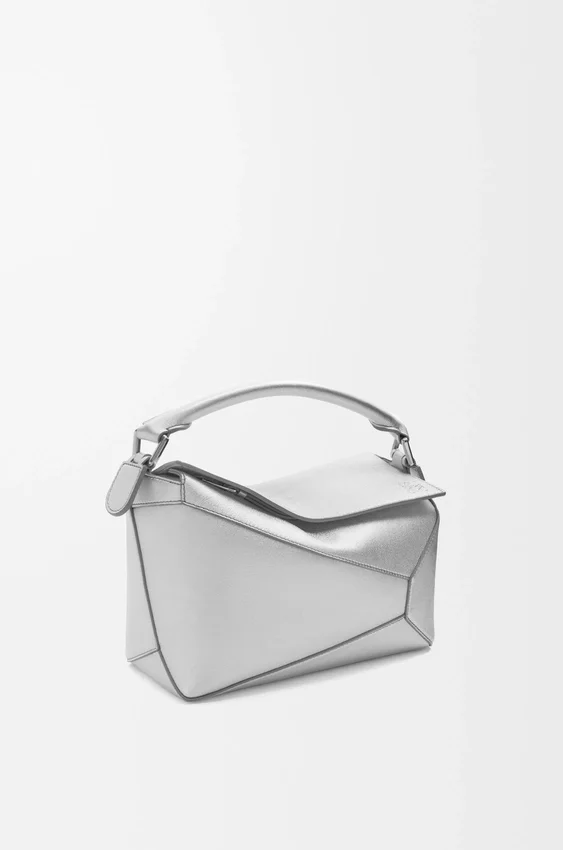 Small Puzzle Edge Bag in Laminated Lambskin Small Puzzle Edge Bag in Laminated Lambskin