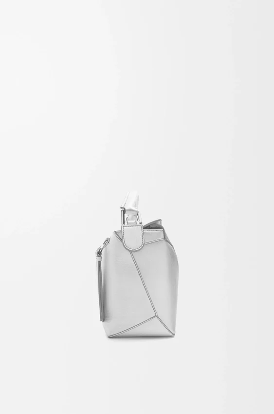 Small Puzzle Edge Bag in Laminated Lambskin Small Puzzle Edge Bag in Laminated Lambskin