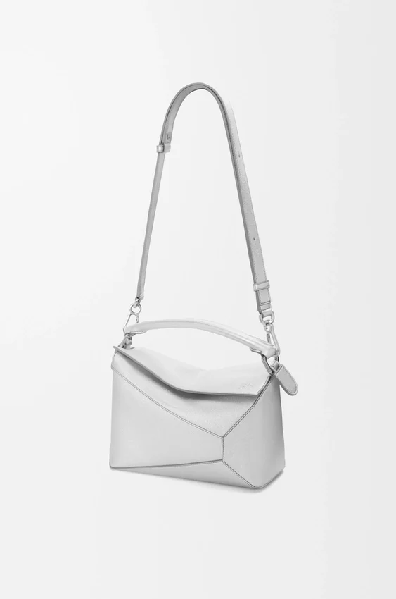 Small Puzzle Edge Bag in Laminated Lambskin Small Puzzle Edge Bag in Laminated Lambskin