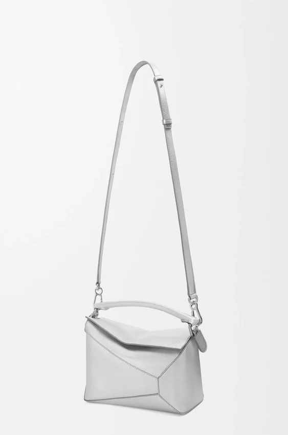 Small Puzzle Edge Bag in Laminated Lambskin Small Puzzle Edge Bag in Laminated Lambskin