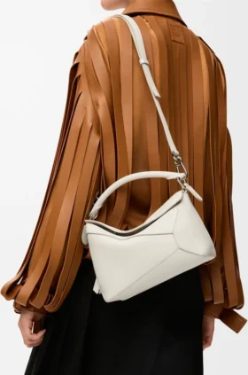 Small Puzzle Edge Bag in Soft Grained Calfskin