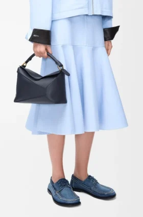 Small Puzzle Edge Bag in Soft Grained Calfskin