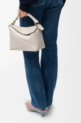 Small Puzzle Edge Bag in Soft Grained Calfskin