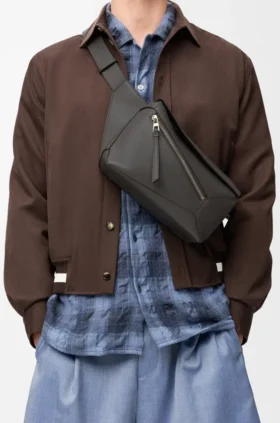 Small Puzzle Edge Bumbag in Classic Calfskin Small Puzzle Edge Bumbag in Classic Calfskin