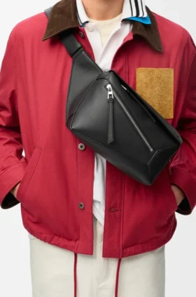 Small Puzzle Edge Bumbag in Classic Calfskin Small Puzzle Edge Bumbag in Classic Calfskin