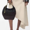 Small Squeeze Bag in Woven Nappa Calfskin Small Squeeze Bag in Woven Nappa Calfskin