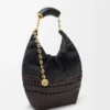 Small Squeeze Bag in Woven Nappa Calfskin Small Squeeze Bag in Woven Nappa Calfskin