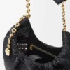 Small Squeeze Bag in Woven Nappa Calfskin Small Squeeze Bag in Woven Nappa Calfskin