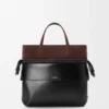 Small Switch Tote in Paper Calf and Suede Small Switch Tote in Paper Calf and Suede