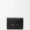 Small Vertical Wallet in Smooth and Grained Calfskin Small Vertical Wallet in Smooth and Grained Calfskin