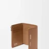 Small Vertical Wallet in Smooth and Grained Calfskin Small Vertical Wallet in Smooth and Grained Calfskin