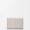 Small Vertical Wallet in Smooth and Grained Calfskin Small Vertical Wallet in Smooth and Grained Calfskin