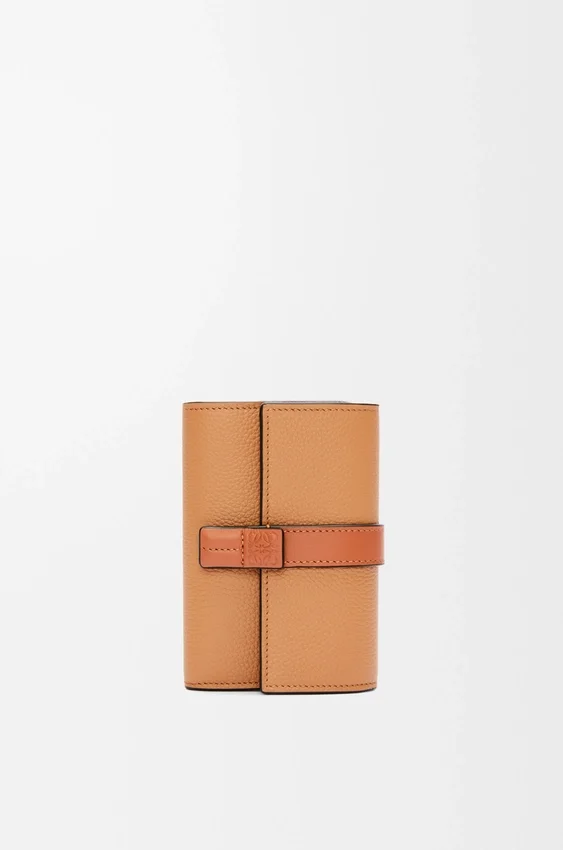 Small Vertical Wallet in Soft Grained Calfskin Small Vertical Wallet in Soft Grained Calfskin