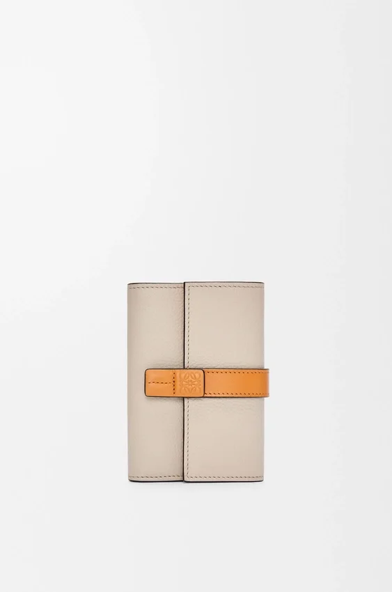 Small Vertical Wallet in Soft Grained Calfskin Small Vertical Wallet in Soft Grained Calfskin