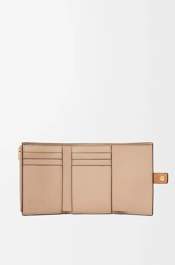 Small Vertical Wallet in Soft Grained Calfskin Small Vertical Wallet in Soft Grained Calfskin