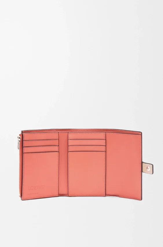 Small Vertical Wallet in Soft Grained Calfskin Small Vertical Wallet in Soft Grained Calfskin