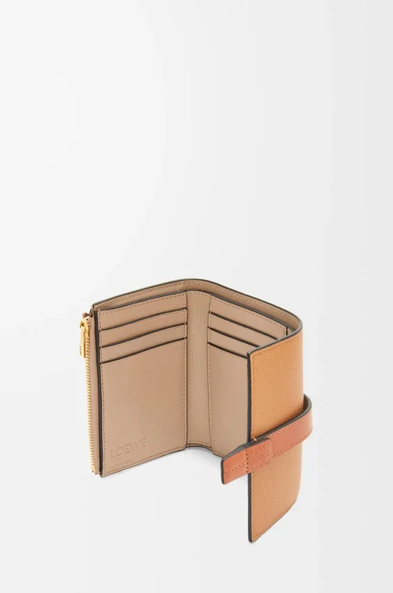 Small Vertical Wallet in Soft Grained Calfskin Small Vertical Wallet in Soft Grained Calfskin