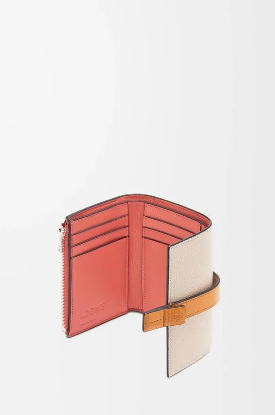 Small Vertical Wallet in Soft Grained Calfskin Small Vertical Wallet in Soft Grained Calfskin