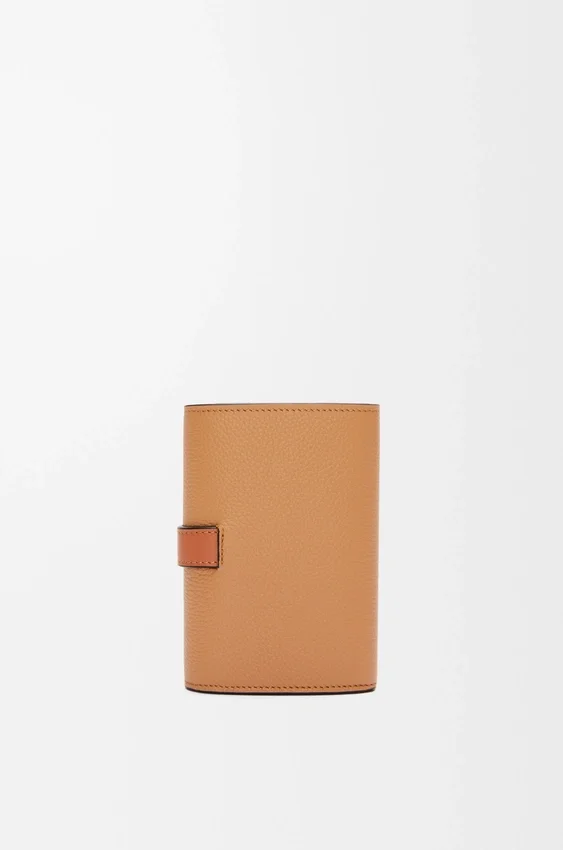 Small Vertical Wallet in Soft Grained Calfskin Small Vertical Wallet in Soft Grained Calfskin