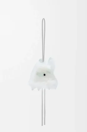 Snow Bunny Charm in Shearling
