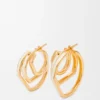 Stacked Hoop Earrings in Sterling Silver and Enamel Stacked Hoop Earrings in Sterling Silver and Enamel
