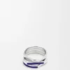 Stacked Ring in Sterling Silver and Enamel Stacked Ring in Sterling Silver and Enamel