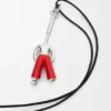 Standing Acrobat Necklace in Sterling Silver and Enamel Standing Acrobat Necklace in Sterling Silver and Enamel