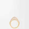 Stirrup Ring in Sterling Silver and Crystals Stirrup Ring in Sterling Silver and Crystals